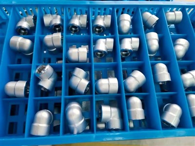 0.75" 90 डिग्री कोहनी, एसडब्ल्यू, 3000, एएसएमई बी16.11, ए182 एफ51, एनएसीई